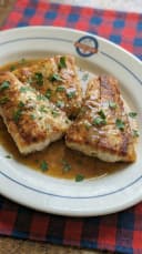 Wolffish with Lemon Brown Butter