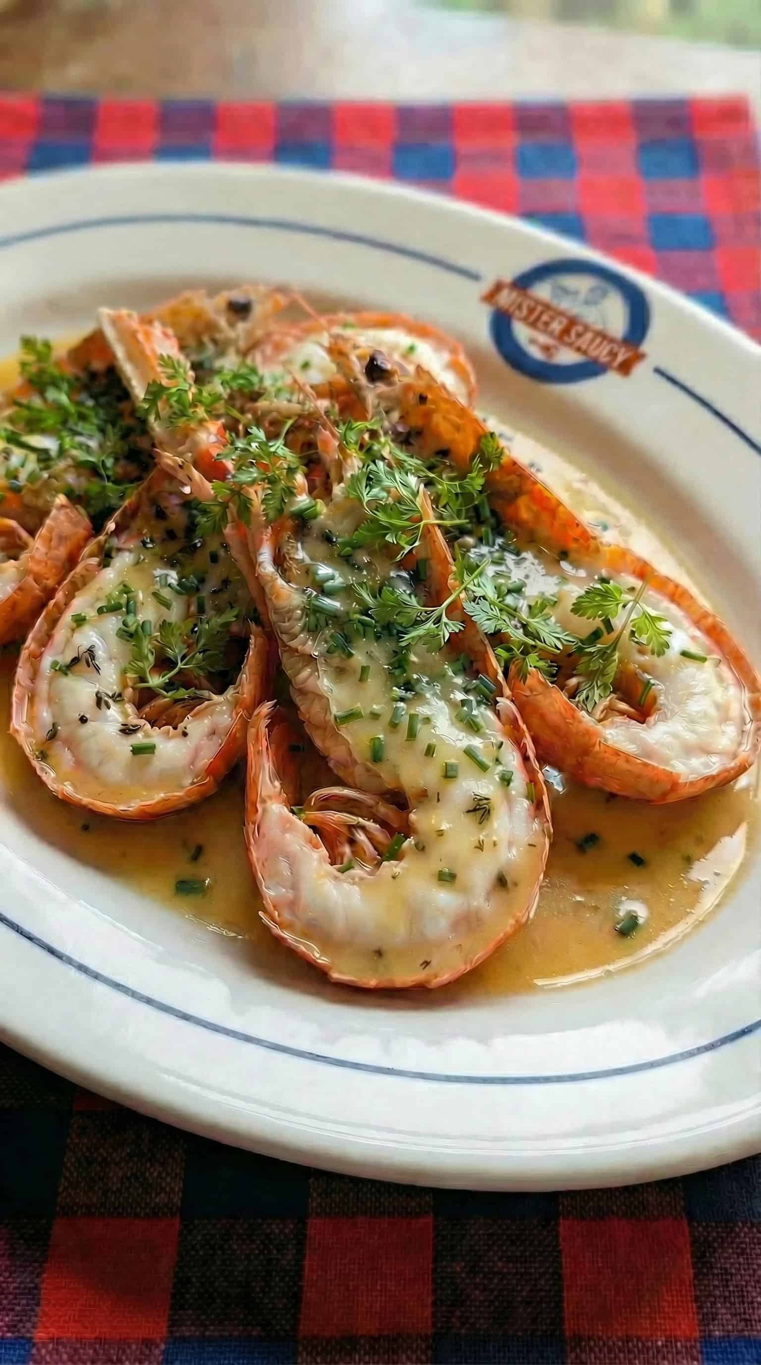 Roasted Langoustines with Sake Butter
