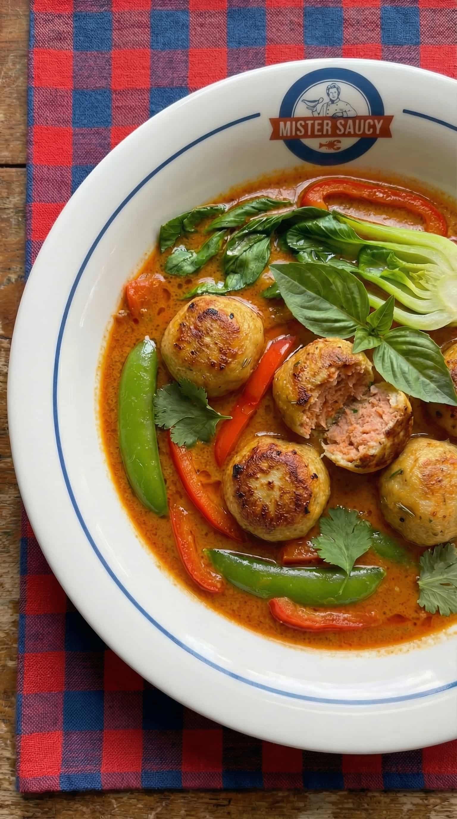 Red Curry Fish Balls